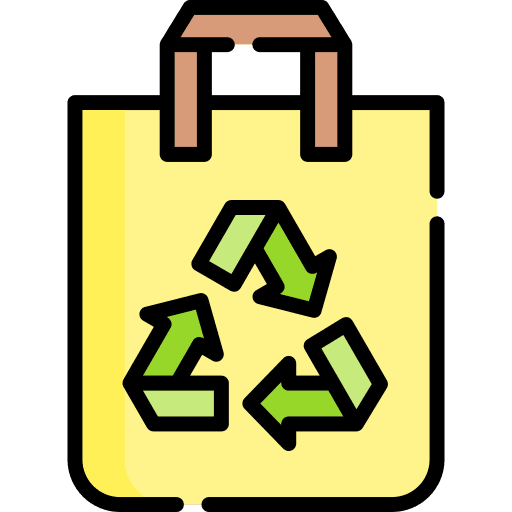 Recycle bag ecology and environment eco bag organic bag icon