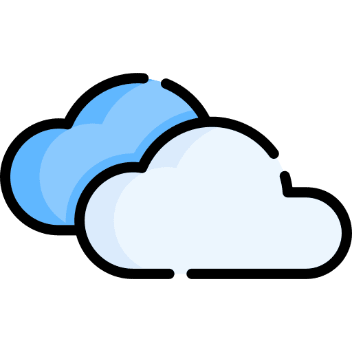 Cloudy climate sky forecast icon
