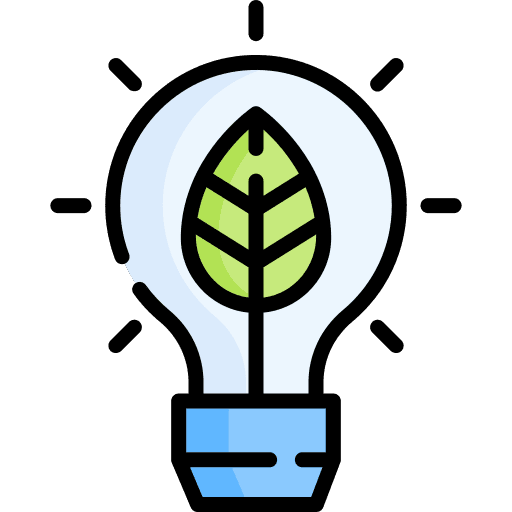 Green energy bio energy ecology and environment save the planet icon