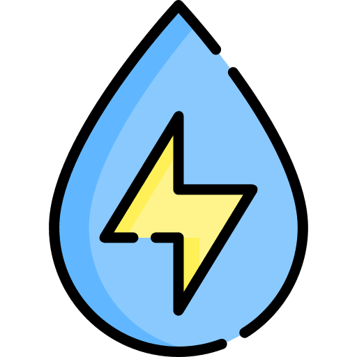 Water energy water energy eco energy green energy icon