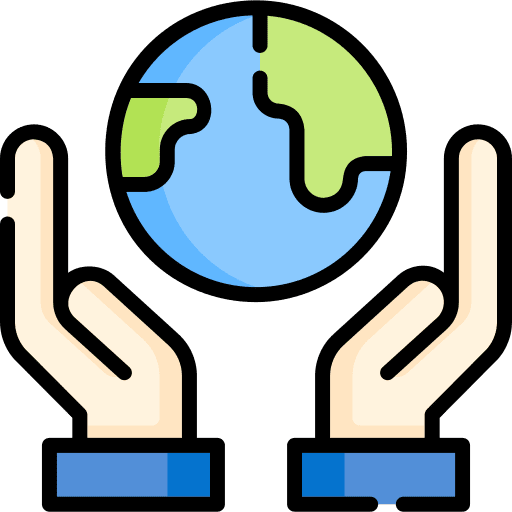 Save the planet sustainability go green save the planet icon