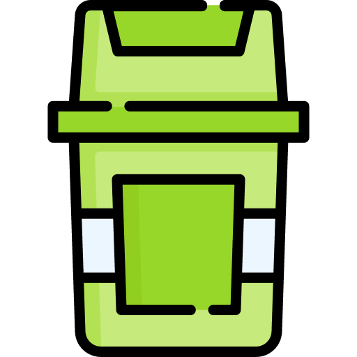 Trash bin trash waste trash bin icon