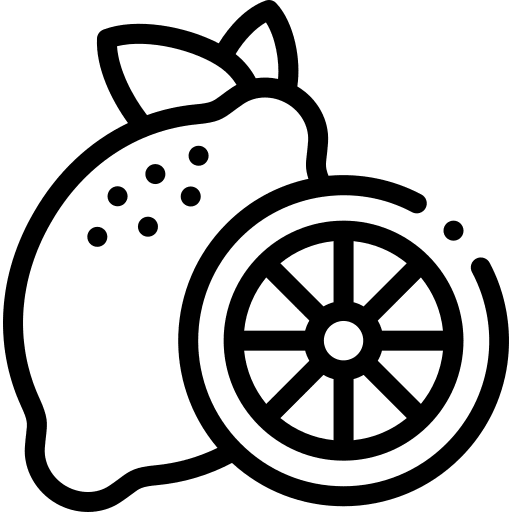 Lemon fruit food and restaurant citrus icon Lemon fruit food and restaurant citrus icon