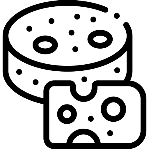 Cheese nutrition food and restaurant portion icon Cheese nutrition food and restaurant portion icon