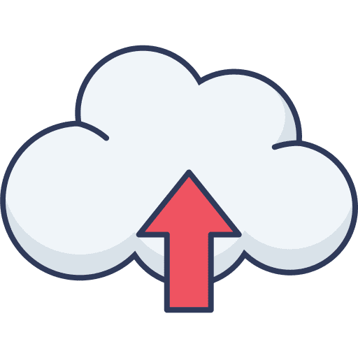 File upload seo and web cloud storage file upload icon