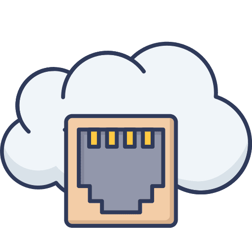Internet electronics internet cloud computing icon