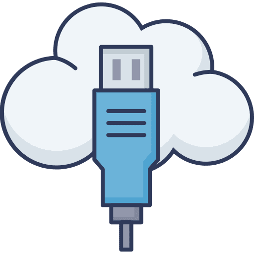 Usb electronics cable usb icon