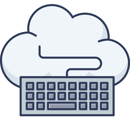 Keyboard electronics hardware keypad icon