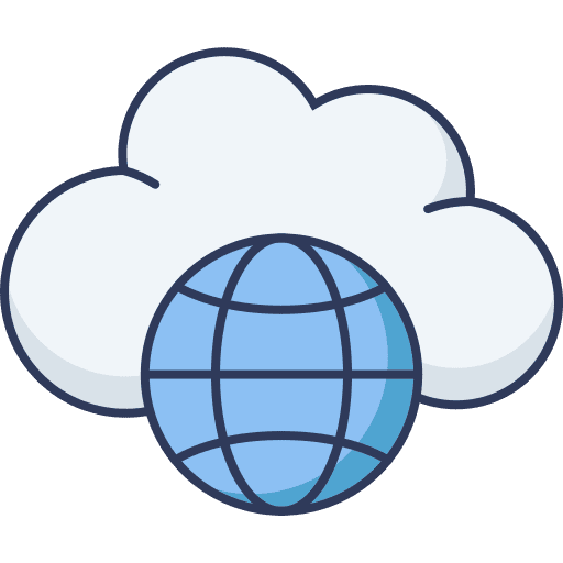 Internet networking internet website icon