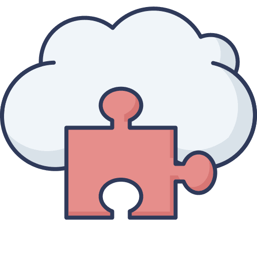 Jigsaw puzzle entertainment piece icon