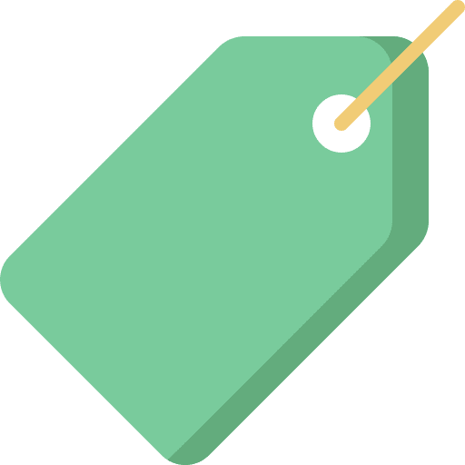 Label price price tag shop icon