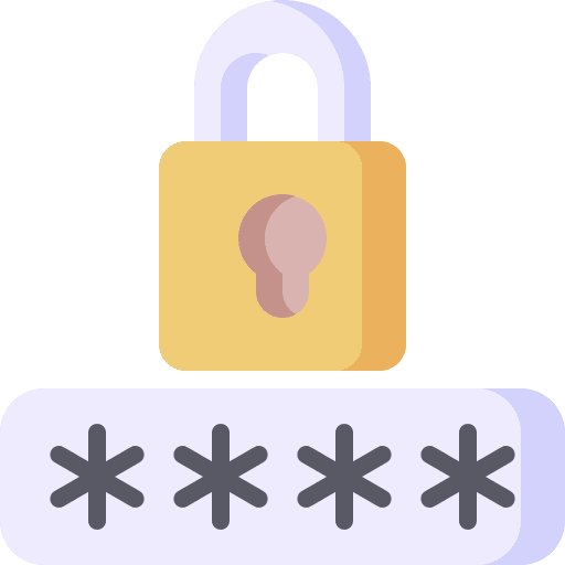 Password sign in security password icon