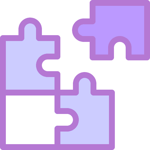 Puzzle relax contribute hobby icon