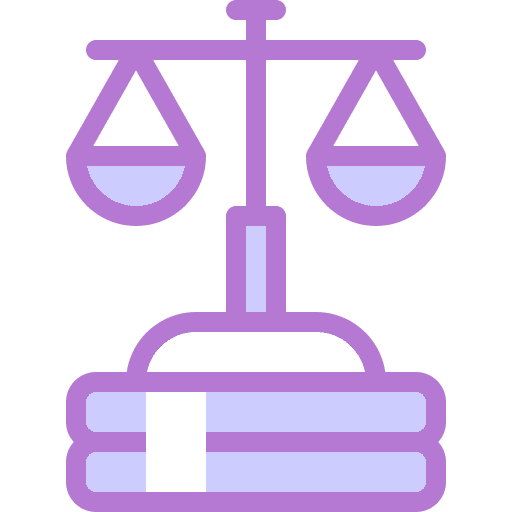 Law auction business and finance hammer icon