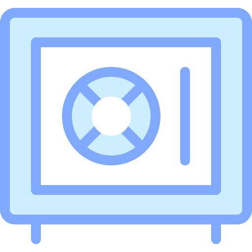 Safe box safe box safety box business and finance icon