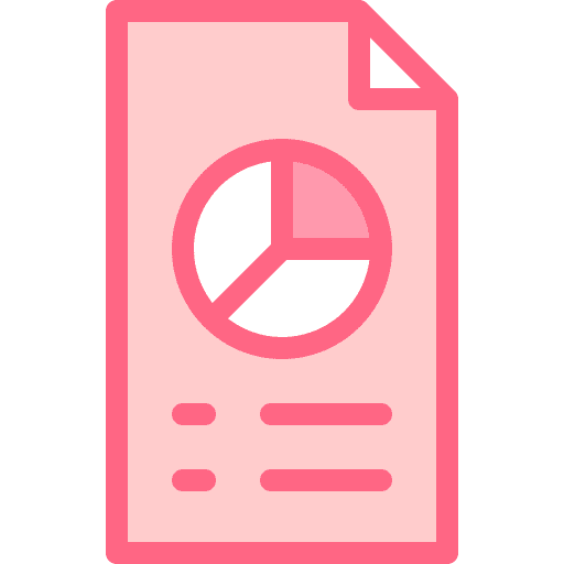 Statistics statistics file pie chart icon