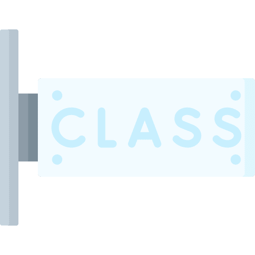 Class university college signboard icon