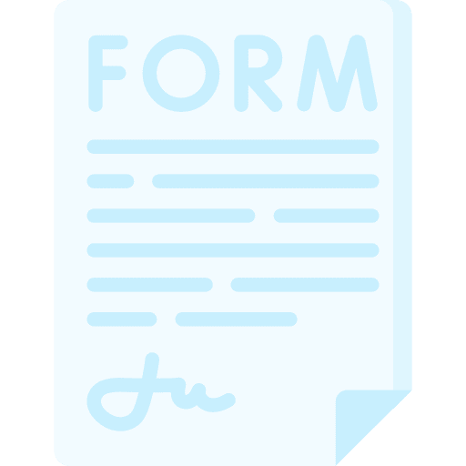 Form paper form files and folders icon