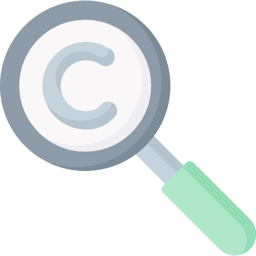 College loupe education magnifier icon College loupe education magnifier icon