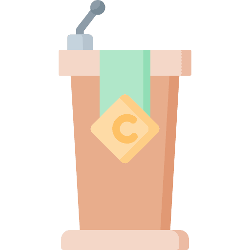 Podium speech podium communications icon Podium speech podium communications icon