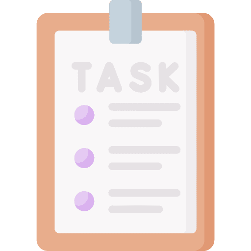 Task test clipboard files and folders icon Task test clipboard files and folders icon