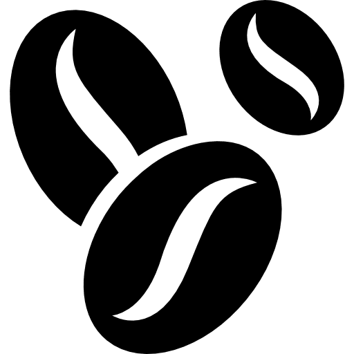 Coffee seeds beans drink seed icon