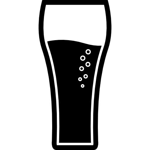 Drink big tall glass with soda glass drinks soda icon