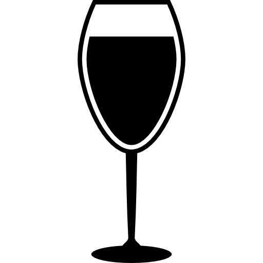 Wine full glass wines glass food icon