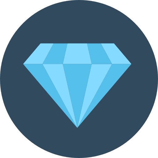 Diamond glamour diamond wealth icon
