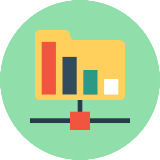 Folder seo and web data storage file storage icon Folder seo and web data storage file storage icon