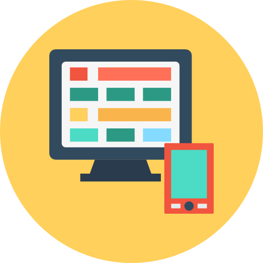 Devices technology mobile phone tablet icon Devices technology mobile phone tablet icon