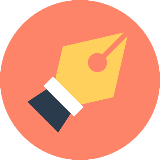 Pen interface seo and web writing icon Pen interface seo and web writing icon