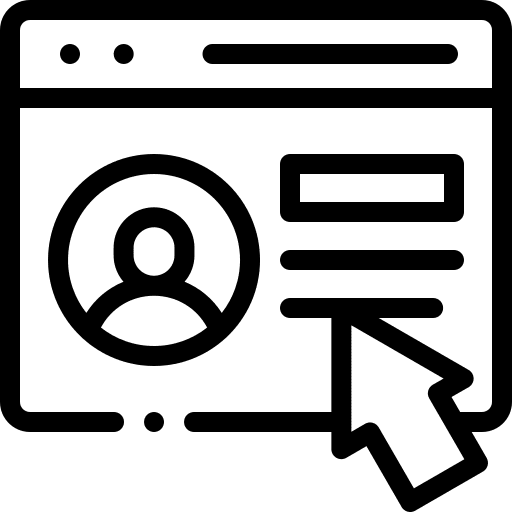 Website seo and web coding browser icon