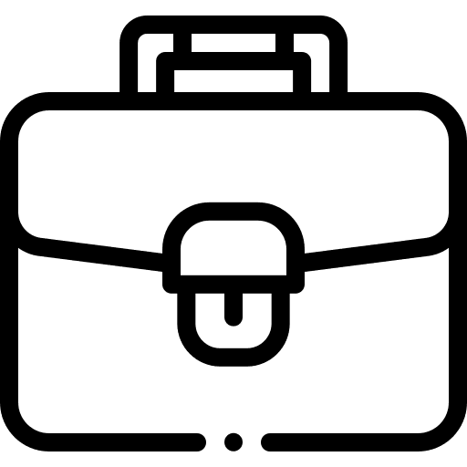 Briefcase job portfolio businessman icon Briefcase job portfolio businessman icon