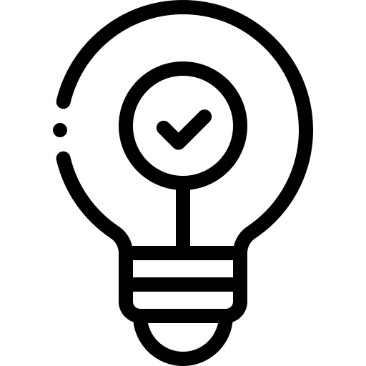Idea illumination technology education icon Idea illumination technology education icon