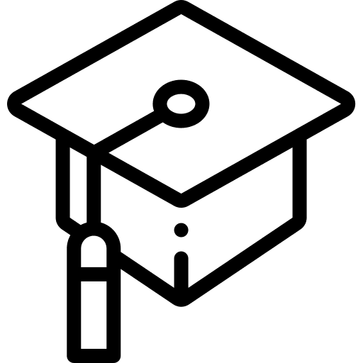 Mortarboard graduation cap college graduation icon Mortarboard graduation cap college graduation icon