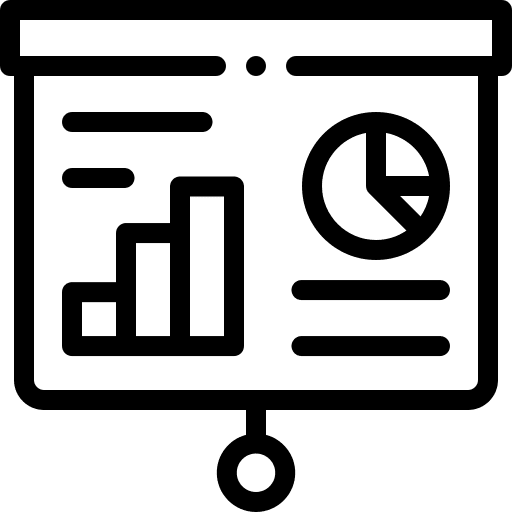 Presentation business and finance analysis data analytics icon Presentation business and finance analysis data analytics icon
