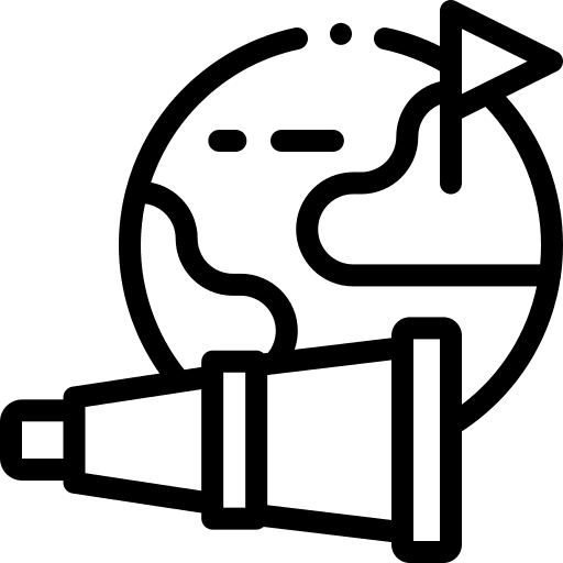 World world map business and finance icon World world map business and finance icon