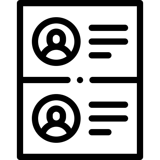 Profile candidate hiring cv icon Profile candidate hiring cv icon