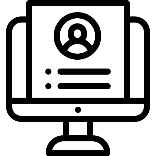 Profile professions and jobs cv biography icon Profile professions and jobs cv biography icon