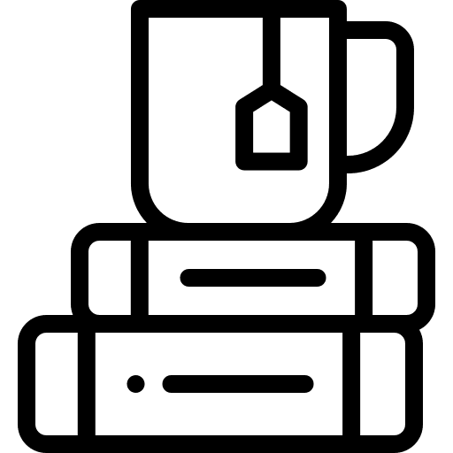 Tea cup education books tea cup icon Tea cup education books tea cup icon