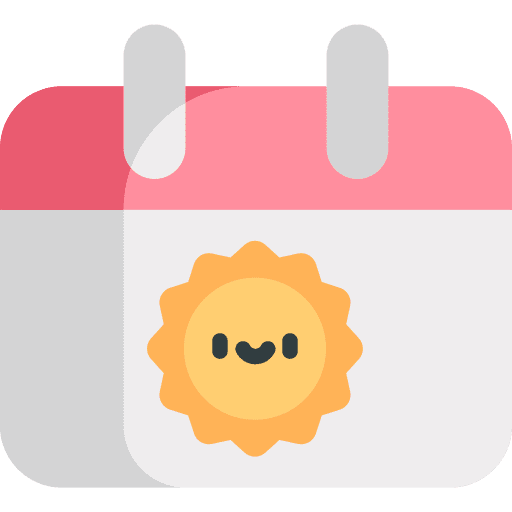 Calendar meteorology sun solar icon Calendar meteorology sun solar icon