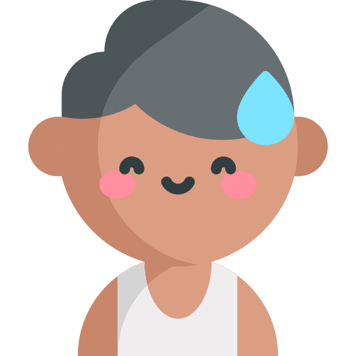 Sweat boy people drops icon Sweat boy people drops icon