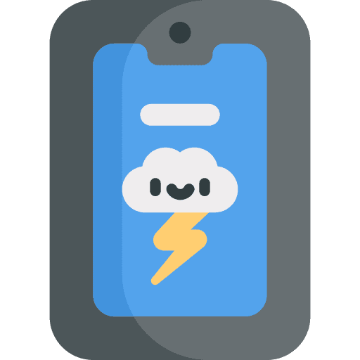 Cellphone climate cellphone weather icon Cellphone climate cellphone weather icon