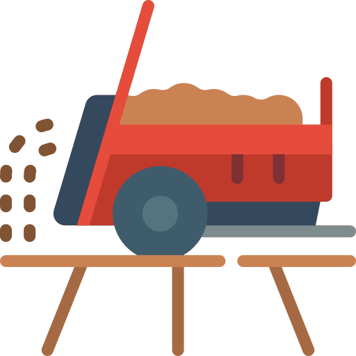 Spreader shit crap manure icon