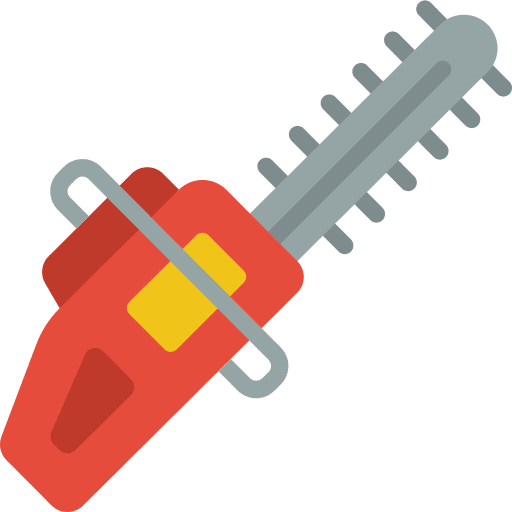 Chainsaw constructions contractor construction and tools icon