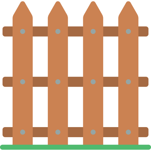 Boundaries fences boundaries protection icon