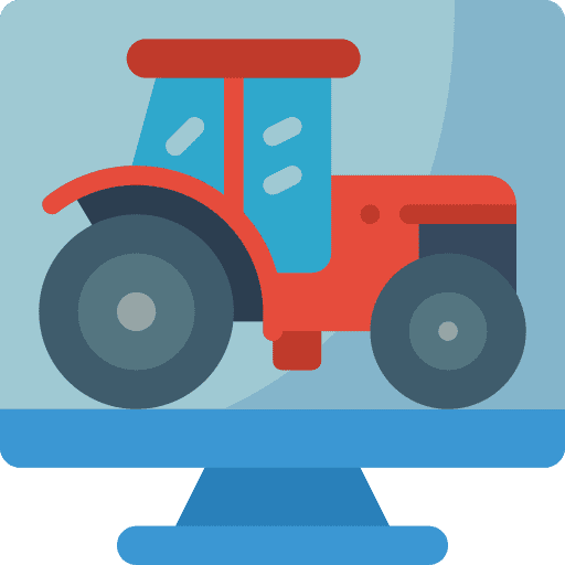 Desktop desktop tractor simulator icon