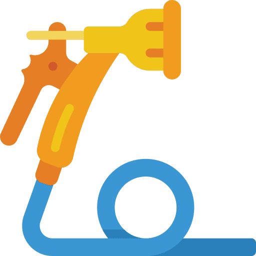 Hose farming and gardening water hose fire hose icon