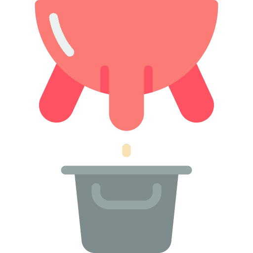 Milking machine milk udder icon